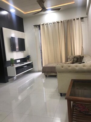 Living Room in 2 BHK Apartment at Cosmos Jewels, Ghodbunder Road – for Rent