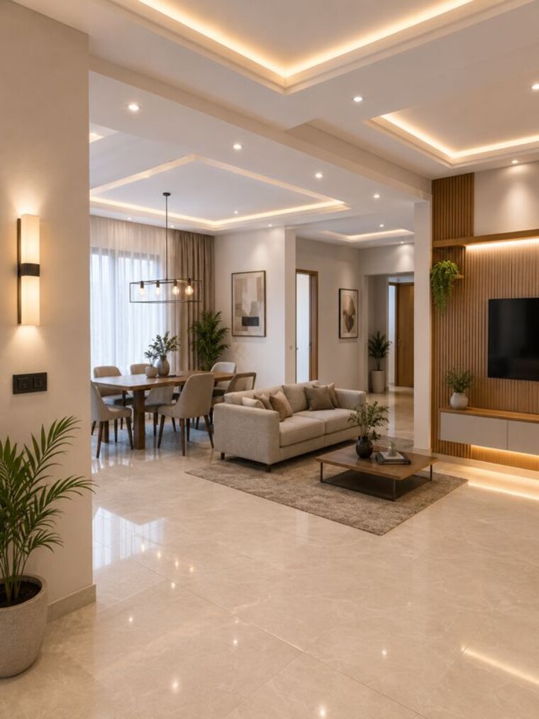 Living Room, lakshmi-nivas-sri-nagar-colony 3 Bedroom 2250 Sq.Ft. Apartment In Sri Nagar Colony Hyderabad 10465066