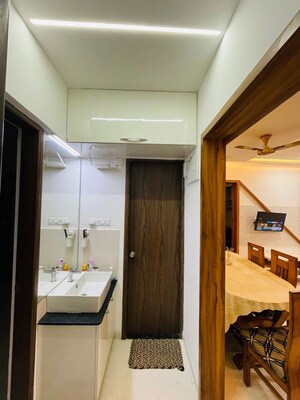 Kitchen in 1 BHK Apartment at Panchshil Towers, Kharadi – for Rent