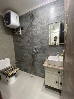 Bathroom in 3 BHK Apartment at Saket – for Rent