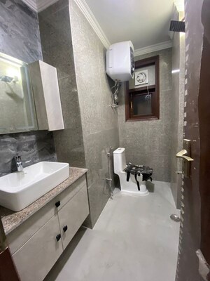Bathroom in 3 BHK Apartment at Saket – for Rent
