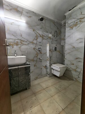 Bathroom in 3 BHK Builder Floor at Chattarpur – for Sale