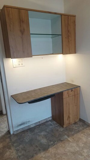 Kitchen in 1.5 BHK Apartment at Godrej Emerald, Ghodbunder Road – for Rent