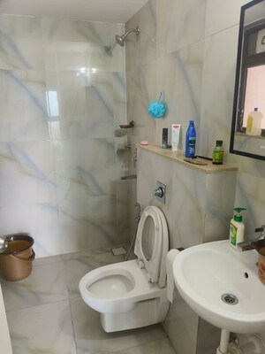 Bathroom in 3 BHK Apartment at Runwal Bliss, Kanjurmarg East – for Rent