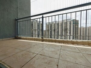 Balcony in 3 BHK Apartment at Godrej Emerald, Ghodbunder Road – for Rent