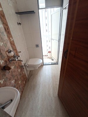 Bathroom in 1 BHK Apartment at Shree Vaishnavi Heights, Owale – for Rent