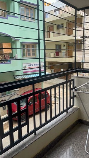 Balcony in 3 BHK Builder Floor at Kanaka Nagar – for Rent