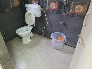 Bathroom in 3 BHK Apartment at Anushka Apartment, Ashok Nagar – for Rent