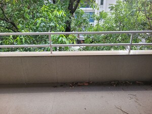 Balcony in 3 BHK Apartment at Anushka Apartment, Ashok Nagar – for Rent