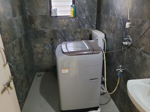 Washroom in 3 BHK Apartment at Anushka Apartment, Ashok Nagar – for Rent