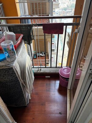 Balcony in 3 BHK Apartment at Omaxe R2, Gomti Nagar – for Rent