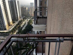 Balcony in 3 BHK Apartment at Omaxe R2, Gomti Nagar – for Rent