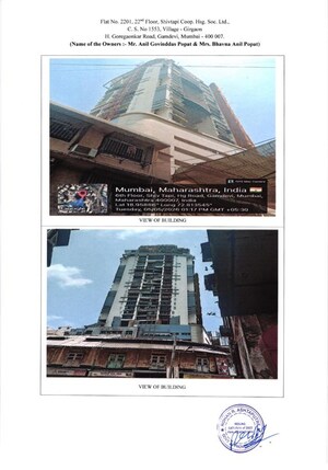  Apartment – Exterior View View at Gamdevi - for Sale