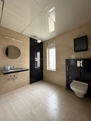 Bathroom in 3 BHK Apartment at Gachibowli County, Gachibowli – for Rent