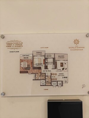 Master Plan in 2 BHK Apartment at Paradise Sai World Empire, Kharghar – for Sale