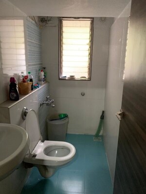 Bathroom in 4 BHK Apartment at Nerul Sector 17 – for Rent