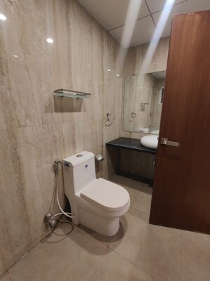 Bathroom in 3 BHK Apartment at Cooke Town – for Rent