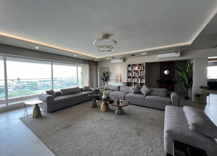 Living Room, dlh-signature 4 Bedroom 2380 Sq.Ft. Apartment In Bandra West Mumbai 10465663