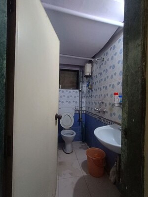 Bathroom in 2 BHK Apartment at Sankalp CHS Kopar Khairane, Kopar Khairane – for Rent
