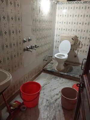Bathroom in 2 BHK Independent House at Aura Bellina Aerocity, Dankaur – for Rent
