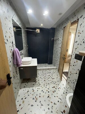 Washroom in 2 BHK Builder Floor at East Of Kailash – for Rent