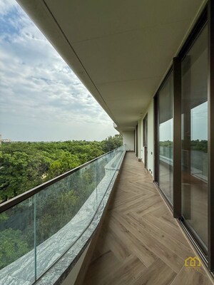 Balcony in 4 BHK Builder Floor at Greater Kailash – for Sale
