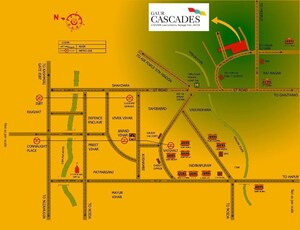 3 BHK Apartment – Map Location View at Raj Nagar Extension - for Rent