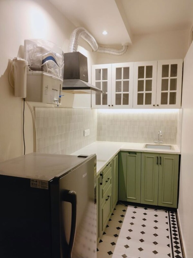 Kitchen, ansal-api-happy-homes 1 Bedroom 869 Sq.Ft. Builder Floor In Sector 42 Gurgaon 10465814