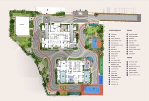 Master Plan in 4 BHK Apartment at Yula Globus Neo, Kokapet – for Sale