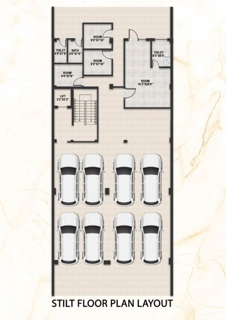 Floor Plan, anant-raj-estate-the-villas 4 Bedroom 381 Sq.Yd. Builder Floor In Sector 63a Gurgaon 10465918
