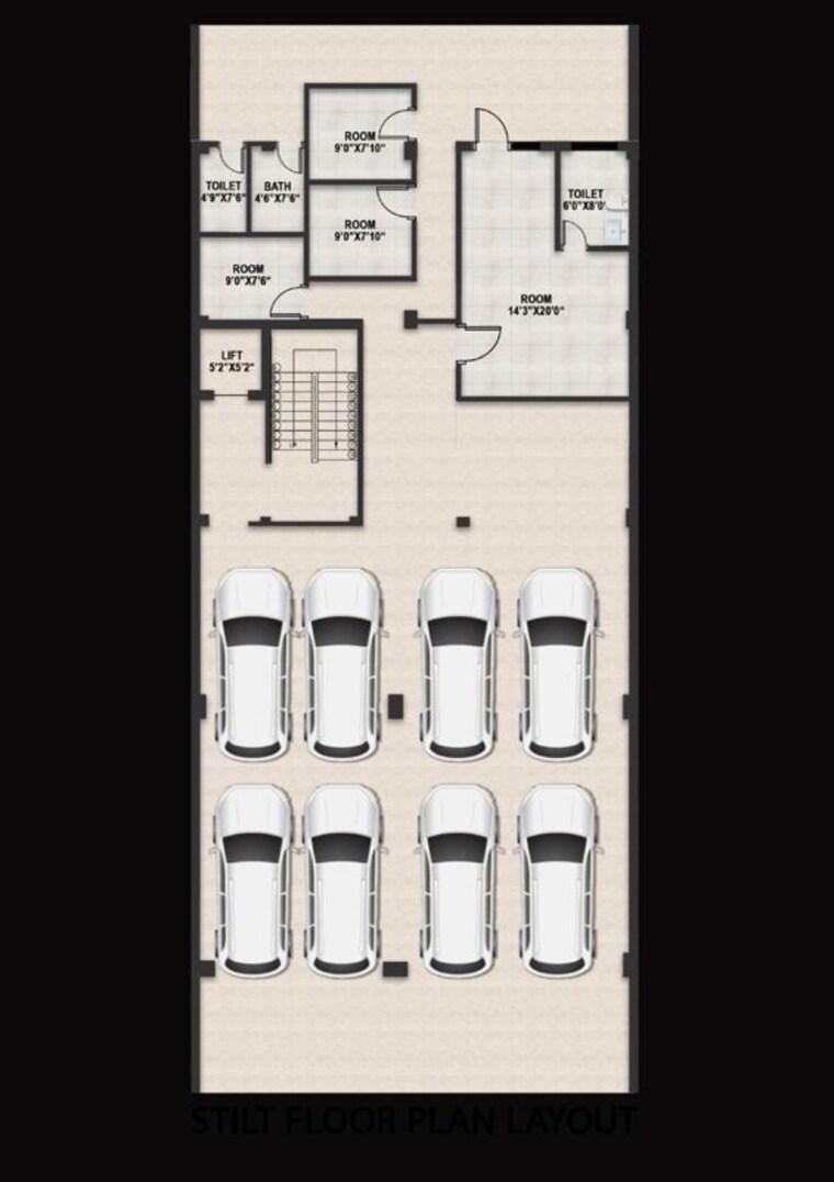 Floor Plan, anant-raj-estate-the-villas 4 Bedroom 381 Sq.Yd. Builder Floor In Sector 63a Gurgaon 10465918