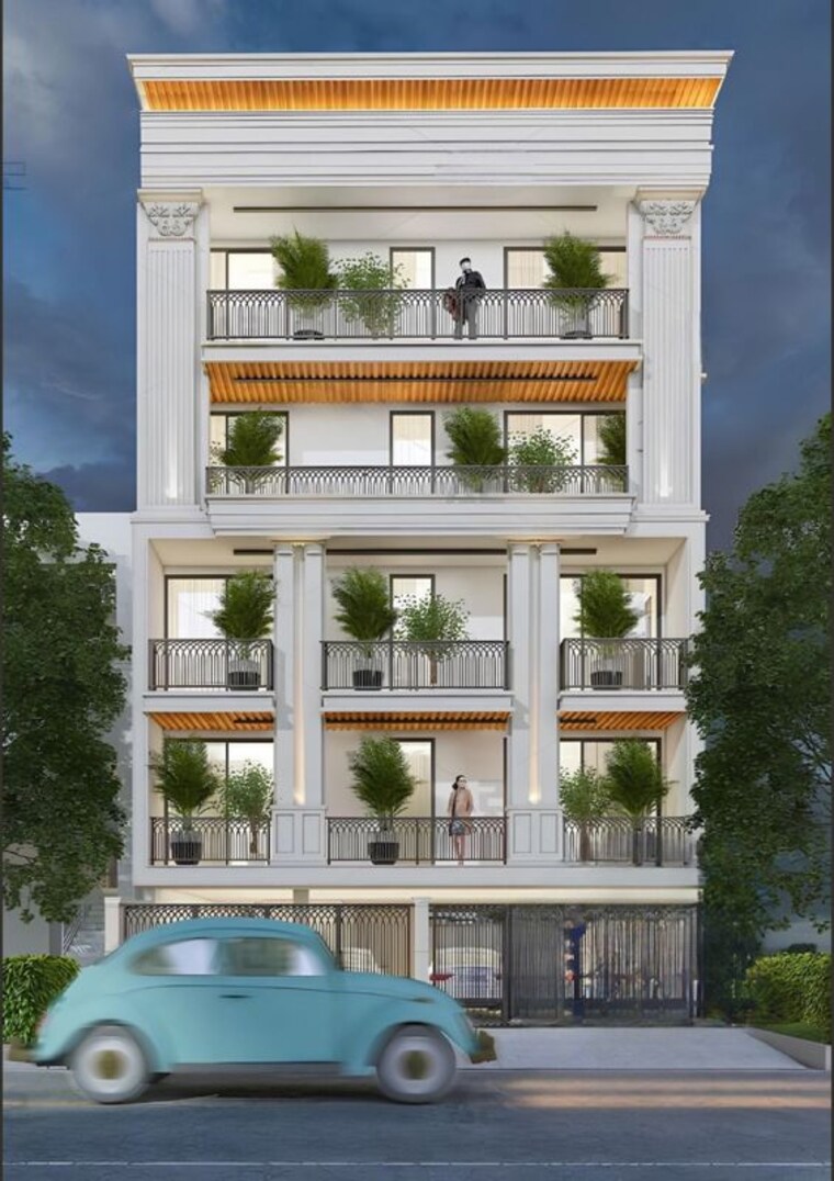 Exterior View, uppal-southend 4 Bedroom 311 Sq.Yd. Builder Floor In Sector 49 Gurgaon 10465926