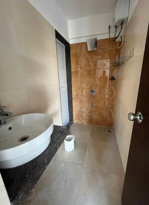 Bathroom in 3 BHK Apartment at Kalpana CHS Naupada, Naupada – for Rent
