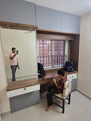 Living Room in 2 BHK Apartment at Adarsh Greens, Kogilu – for Rent