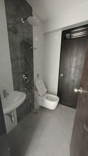 Bathroom in 1 BHK Apartment at The Baya Central, Lower Parel – for Rent