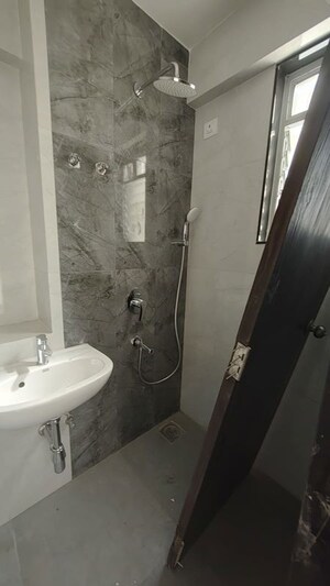 Bathroom in 1 BHK Apartment at The Baya Central, Lower Parel – for Rent