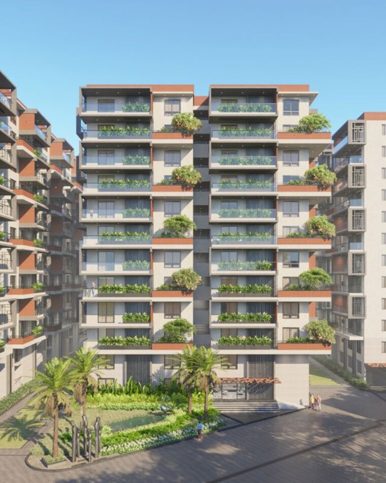 Exterior View, sunshine-destino 3 Bedroom 2788 Sq.Ft. Apartment In Puppalaguda Hyderabad 10458231
