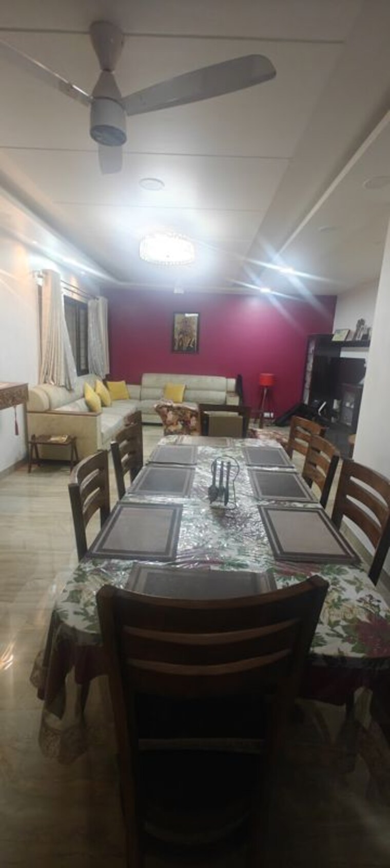 Dining area, kumar-suraksha 3 Bedroom 1450 Sq.Ft. Apartment In Kondhwa Pune 10465130