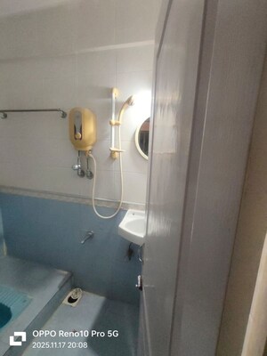 Bathroom in 2 BHK Apartment at GHP Crystal Court, Powai – for Rent