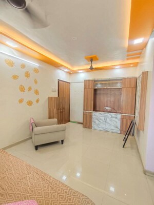 Living Room in 1 BHK Apartment at Dedhia Daffodils, Dahisar West – for Sale