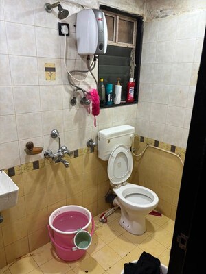 Bathroom in 1 BHK Apartment at New Bhoomi Park, Malad West – for Rent