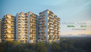 3 BHK Apartment – Exterior View View at Sunshine Destino, Puppalaguda - for Sale