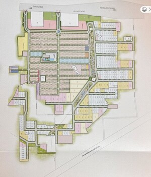 Staircase in 3.5 BHK Apartment at Signature Global Daxin Vistas, Bhondsi – for Sale