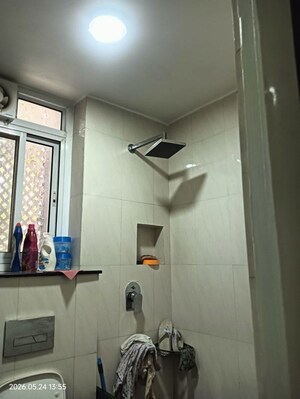 Bathroom in 2 BHK Builder Floor at Ardee Platinum Independent Floors, Sector 52 – for Rent