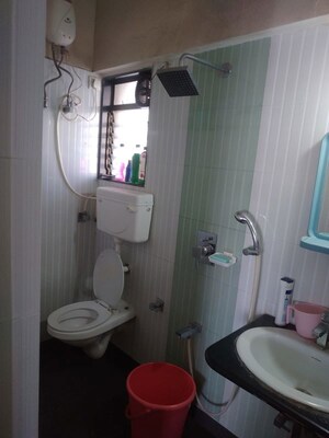 Bathroom in 2 BHK Apartment at Paranjape Schemes Royal Court, Andheri East – for Rent