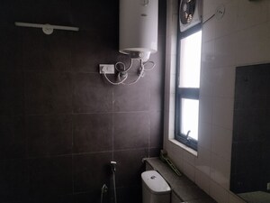 Bathroom in 3 BHK Apartment at Unitech Habitat, Pi Greater Noida – for Rent