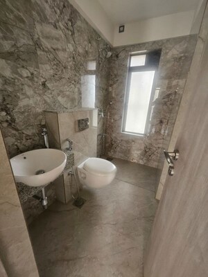 Bathroom in 2 BHK Apartment at Aakanksha Tower, Lower Parel – for Rent