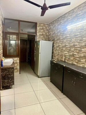 Kitchen in 2 BHK Builder Floor at Lajpat Nagar – for Rent