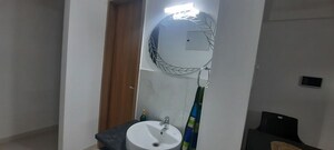 Bathroom in 3 BHK Apartment at Majestique Signature Towers, Balewadi – for Rent
