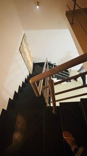 Staircase in 3 BHK Villa at MBR Brickfield Shelters, Chandapura – for Sale